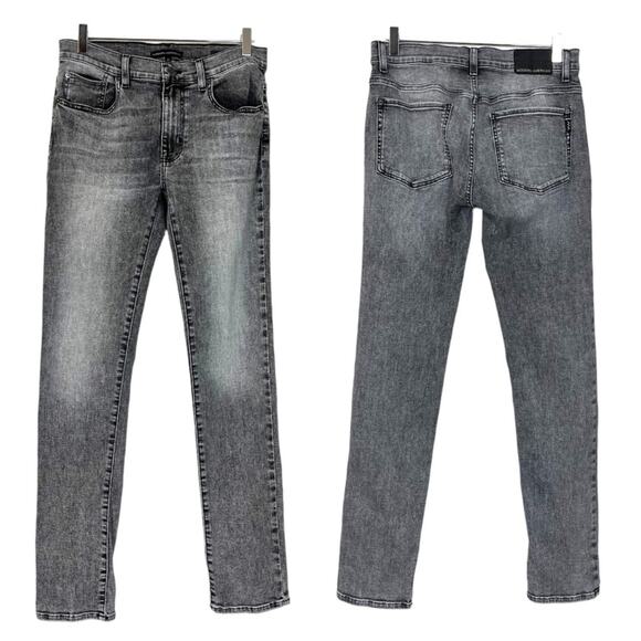 Modern America Men’s Jeans Fig Skinny Fit Gray Stone Wash Wash Size 31x30 - Picture 9 of 9